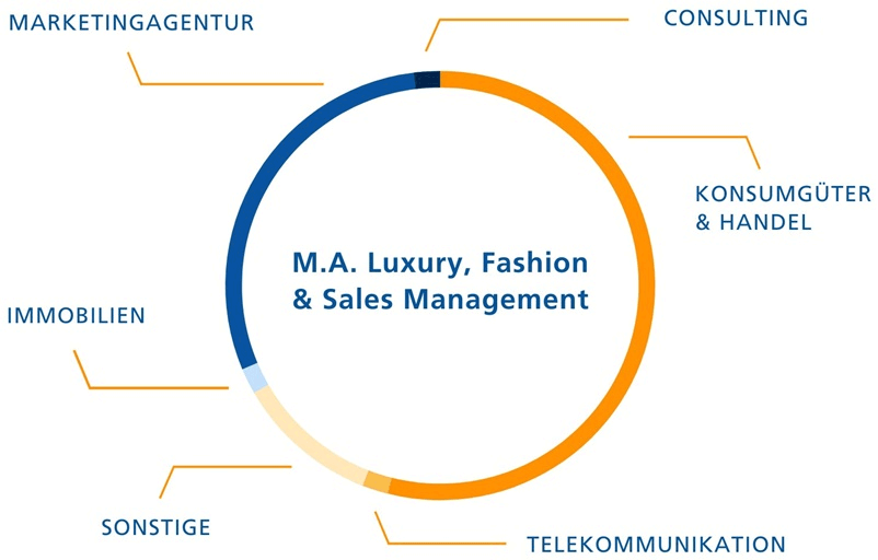 Occupations of graduates - master in fashion management