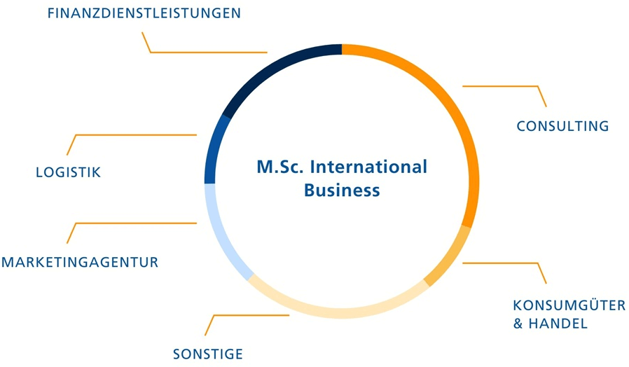 Occupations of graduates - ma international business
